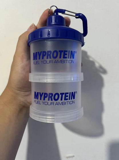 100/200ML Portable Mini Protein Powder Bottle with Keychain